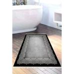 Alanur Home 1674-Trend-Banyo Eko Trend Djt Banyo Paspası Yıkanabilir Kaymaz Taban 1674 Modern Gri