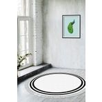 Alanur Home 1696 Beyaz Siyah Eko Trend Djt Banyo Paspası