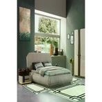 Alanur Home 1920-yatak-3-pcs-K-S Eko Trend Djt Yıkanabilir Kaymaz Taban 3 Lü Yatak Odası Takımı 1920 Modern Gri Siyah