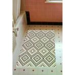 Alanur Home 1931-Trend-Banyo Eko Trend Djt Banyo Paspası Yıkanabilir Kaymaz Taban 1931 Iskandinav Kahve Krem