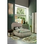 Alanur Home 203-yatak-3-pcs-K-S-Figürlü-Standart Eko Yıldız Djt Yıkanabilir Kaymaz Taban 3 Lü Yatak Odası Takımı 203 Figürlü Kahve