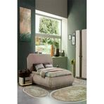 Alanur Home 616-yatak-3-pcs-oval-K-S-Oval Eko Trend Djt Yıkanabilir Kaymaz Taban Oval 3 Lü Yatak Odası Takımı 616 Klasik Bej