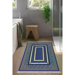 Alanur Home 651M-Trend-Banyo Eko Trend Djt Banyo Paspası Yıkanabilir Kaymaz Taban 651M Modern Gold
