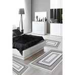 Alanur Home 651M-yatak-3-pcs-K-S Eko Trend Djt Yıkanabilir Kaymaz Taban 3 Lü Yatak Odası Takımı 651M Modern Gri