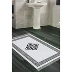Alanur Home 656M-Trend-Banyo Eko Trend Djt Banyo Paspası Yıkanabilir Kaymaz Taban 656M Modern Gri