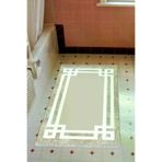 Alanur Home 657M-Trend-Banyo Eko Trend Djt Banyo Paspası Yıkanabilir Kaymaz Taban 657M Modern Camel