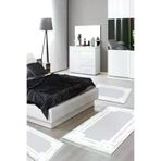 Alanur Home 657M-yatak-3-pcs-K-S Eko Trend Djt Yıkanabilir Kaymaz Taban 3 Lü Yatak Odası Takımı 657M Modern Gri