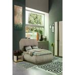 Alanur Home 658M-yatak-3-pcs-K-S Eko Trend Djt Yıkanabilir Kaymaz Taban 3 Lü Yatak Odası Takımı 658M Modern Siyah