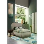 Alanur Home 660M-yatak-3-pcs-K-S Eko Trend Djt Yıkanabilir Kaymaz Taban 3 Lü Yatak Odası Takımı 660M Suluboya Mavi