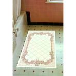 Alanur Home 748-Trend-Banyo Eko Trend Djt Banyo Paspası Yıkanabilir Kaymaz Taban 748 Modern Pudra
