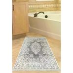 Alanur Home 762-Trend-Banyo Eko Trend Djt Banyo Paspası Yıkanabilir Kaymaz Taban 762 Osmanlı Gri