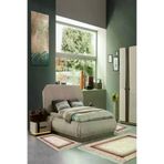 Alanur Home 767-yatak-3-pcs-K-S Eko Trend Djt Yıkanabilir Kaymaz Taban 3 Lü Yatak Odası Takımı 767 Bordürlü Bordo