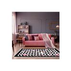 Alanur Home Alanur Trend Kaymaz Dod Tabanlı Genç Odası Dijital Halı Pembe 520613-G-Pembe