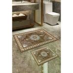 Alanur Home Alanur Trend Kaymaz Taban Dijital 2'li Banyo Klozet Takımı Bej 510615