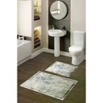 Alanur Home Alanur Trend Kaymaz Taban Dijital Banyo 2'li Klozet Takımı Kt479 Gri