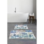 Alanur Home Alanur Trend Kaymaz Taban Dijital Banyo 2'li Klozet Takımı Kt488 Mavi