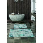 Alanur Home Alanur Trend Kaymaz Taban Dijital Banyo 2'li Klozet Takımı Kt495 Mavi