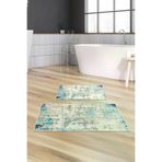 Alanur Home Alanur Trend Kaymaz Taban Dijital Banyo 2'li Klozet Takımı Kt496 Mavi