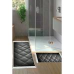 Alanur Home E5013-sckl-d-klozet Kaymaz Taban Djt Klozet Takımı Yıldız Deri Saçaklı Geometrik E5013 Siyah