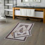 Alanur Home Eko Cotton Bukle Klozet Takımı 2 Pcs Osmanli Kahve