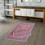 Alanur Home Eko Cotton Bukle Klozet Takımı 2 Pcs Sarma Pudra