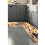 Alanur Home Eko Trend Djt 2 Li Yıkanabilir Kaymaz Taban Mutfak Halısı Seti Mu168 Mutfak Kahve Mu168-mutfak-2-pcs-K-S