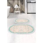 Alanur Home Eko Trend Djt 2 Li Yıkanabilir Kaymaz Taban Oval Banyo Paspas Klozet Takımı 1376 Klasik Koyu Pembe (50 x 80 - 40 x 50) - Turkuaz