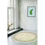 Alanur Home Eko Trend Djt Banyo Paspası Yıkanabilir Kaymaz Taban 1376 Yuvarlak Klasik Açık Turkuaz 1376-Trend-Banyo-Yuvarlak