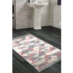 Alanur Home Eko Trend Djt Banyo Paspası Yıkanabilir Kaymaz Taban 661 Iskandinav Pudra 661-Trend-Banyo