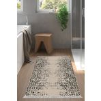 Alanur Home Eko Trend Djt Banyo Paspası Yıkanabilir Kaymaz Taban Mu123 Iskandinav Kahve Mu123-Trend-Banyo