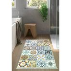 Alanur Home Eko Trend Djt Banyo Paspası Yıkanabilir Kaymaz Taban Mu144 Patchwork Renkli Mu144-Trend-Banyo