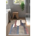 Alanur Home Eko Trend Djt Banyo Paspası Yıkanabilir Kaymaz Taban S6505 Modern Renkli S6505-Trend-Banyo