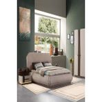 Alanur Home Eko Trend Djt Yıkanabilir Kaymaz Taban 3 Lü Yatak Odası Takımı F5036 Modern Bej
