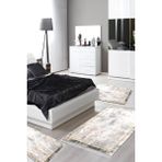 Alanur Home Eko Trend Djt Yıkanabilir Kaymaz Taban 3 Lü Yatak Odası Takımı M12271 Modern Gri