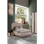 Alanur Home Eko Trend Djt Yıkanabilir Kaymaz Taban 3'lü Yatak Odası Takımı F5005 Modern Gold Siyah F5005-yatak-3-pcs-K-S