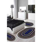 Alanur Home Eko Trend Djt Yıkanabilir Kaymaz Taban Oval 3 Lü Yatak Odası Takımı 651M Modern Gold
