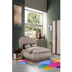 Alanur Home Eko Yıldız Djt Yıkanabilir Kaymaz Taban 3 Lü Yatak Odası Takımı S6509 Figürlü Renkli S6509-yatak-3-pcs-K-S-Figürlü-Standart