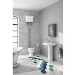 Alanur Home Florya Lazer Kesim Banyo 2'li Klozet Takımı St210117ma FLO6LI