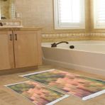 Alanur Home Kaymaz Taban Djt Klozet Takımı Yıldız Deri Saçaklı Geometrik E5014 Renkli