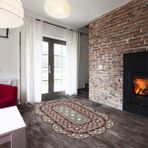 Alanur Home Manolya Lazer Kesim Kaymaz Taban Dijital Baskı Gri 80x150 cm Salon Halı