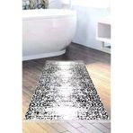 Alanur Home Mu123-Trend-Banyo Eko Trend Djt Banyo Paspası Yıkanabilir Kaymaz Taban Mu123 Iskandinav Beyaz