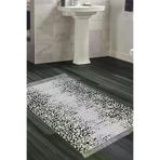 Alanur Home Mu123-Trend-Banyo Eko Trend Djt Banyo Paspası Yıkanabilir Kaymaz Taban Mu123 Iskandinav Gri