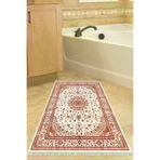 Alanur Home P1372-Trend-Banyo Eko Trend Djt Banyo Paspası Yıkanabilir Kaymaz Taban P1372 Osmanlı Bordo