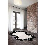 Alanur Home Papatya Lazer Kesim Kaymaz Taban Dijital Baskı Gri 80x150 cm Salon Halı