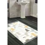 Alanur Home S1030-Trend-Banyo Eko Trend Djt Banyo Paspası Yıkanabilir Kaymaz Taban S1030 Modern Krem