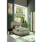 Alanur Home S1030-yatak-3-pcs-K-S Eko Trend Djt Yıkanabilir Kaymaz Taban 3 Lü Yatak Odası Takımı S1030 Modern Krem