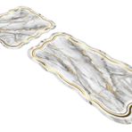 Alanur Home ST210190KR Çiğdem Lazer Kesim İkili Banyo Takımı