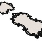 Alanur Home ST210FG416SY Papatya Lazer Kesim İkili Banyo Takımı