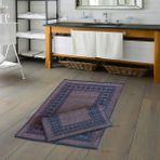 Alanur Home Venedik Şönil Dokuma Eskitme 2 Li Klozet Takımı Açik Kahve - Açık Kahve