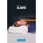 Alanya Ergonomik Visco Yastik Ortopedik Hafizali Visco Yastik 60X32x13-10 Cm